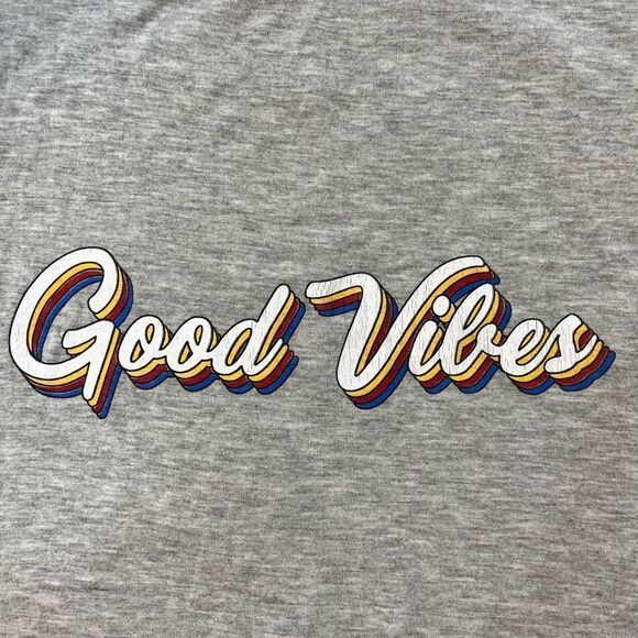 Bella Ella Grey “Good Vibes” Tank Top - Picture 3 of 7